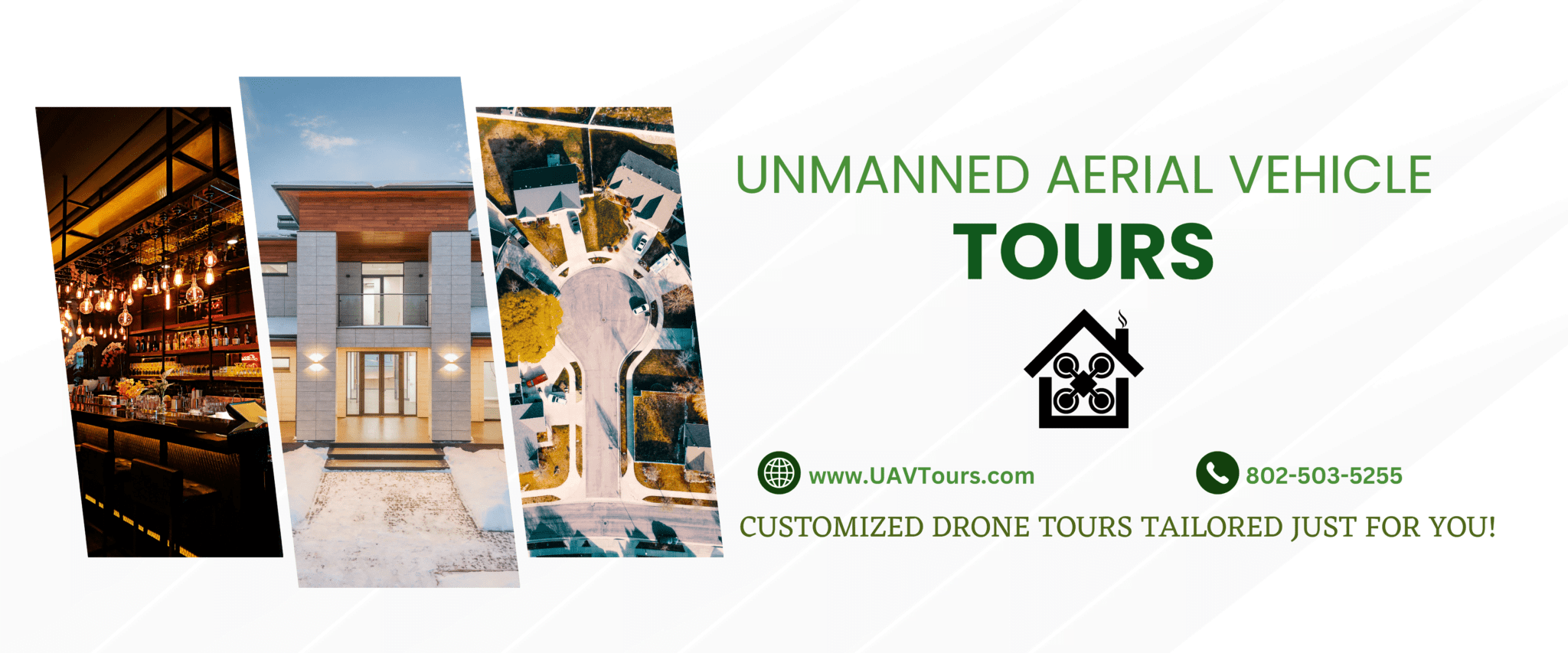 UAVTours Banner - Indoor and Outdoor Drone Tours